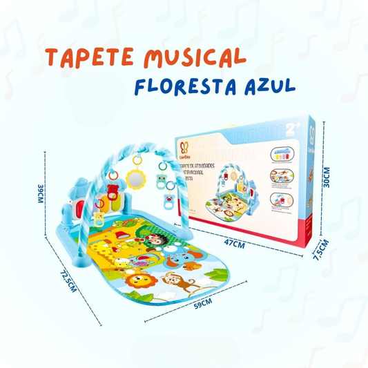 Tapete Musical com Piano e Móbile