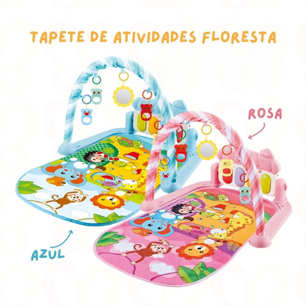 Tapete Musical com Piano e Móbile