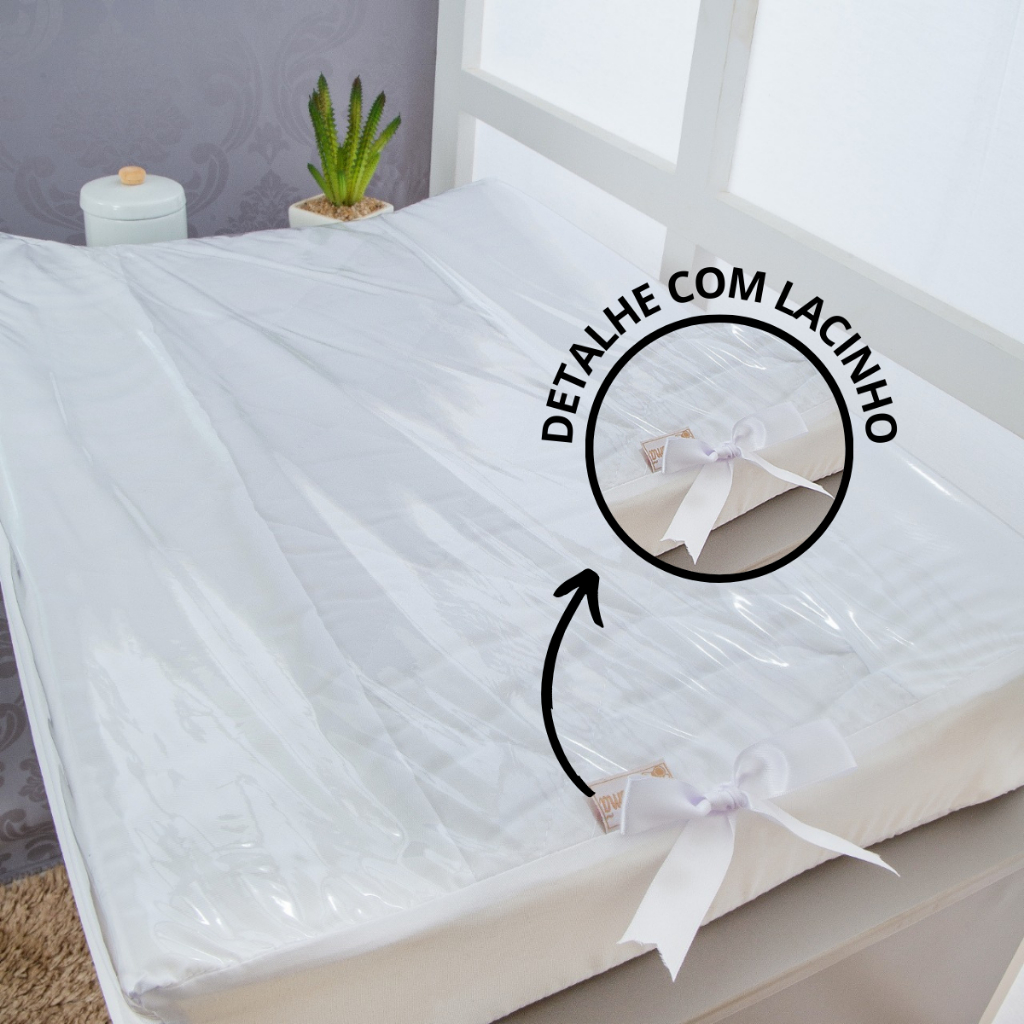 Trocador de Comoda Anatômico P com Capa Plástico Luxo para Bebe