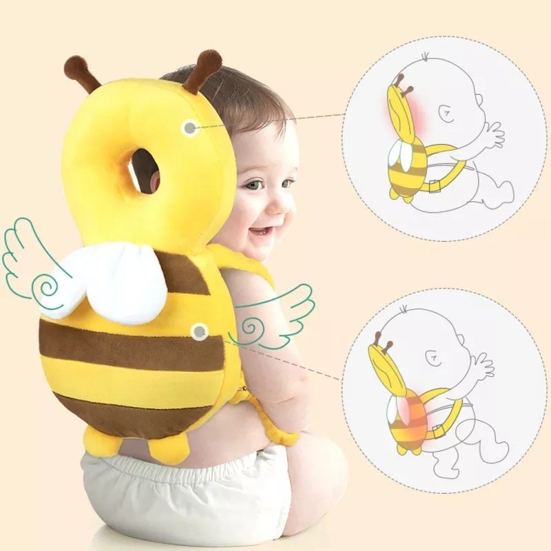 Mochila Almofada De Proteção Para Bebê Cabeça E Nuca Ajustável - Envio Rápido!