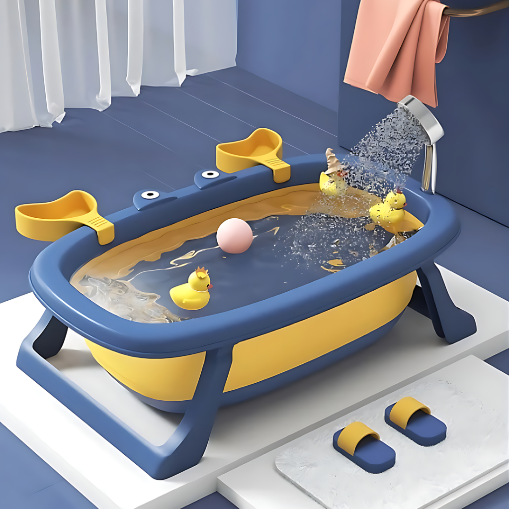 Banheira De Bebê Dobrável Retrátil Infantil Ofurô Vitoriana Siri