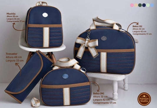 Kit Bolsa Maternidade 6 Peças