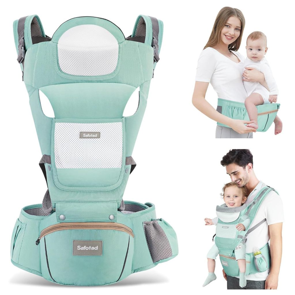 Canguru Para Bebê 0-3 Anos Ergonômico 3 Em 1 Estilo Canguru Frontal Infantil Hipseat