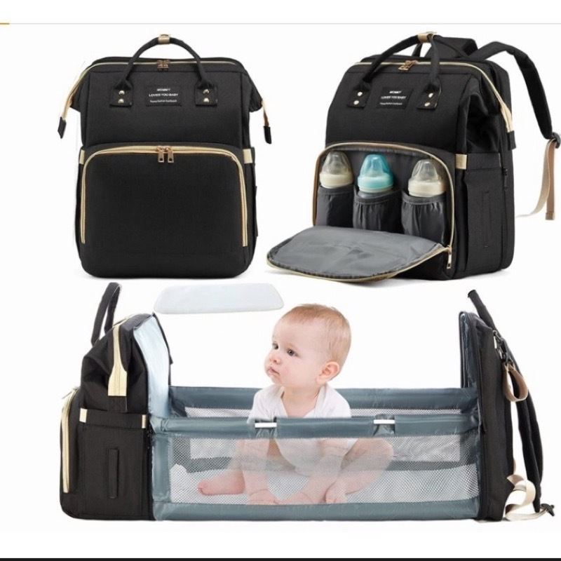 Mochila Maternidade com Berço Portátil