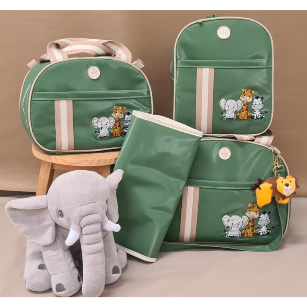 Kit de Bolsas Maternidade Linha Safari