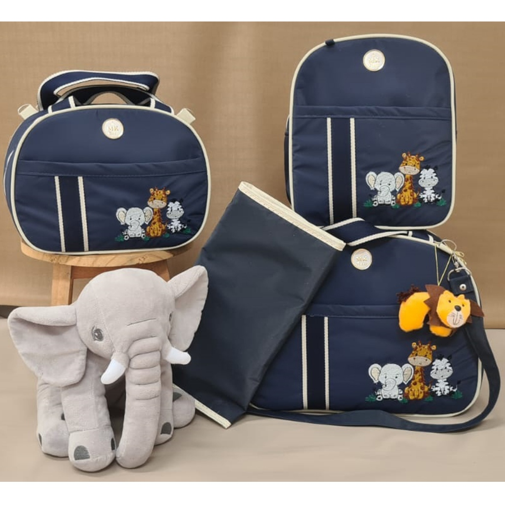 Kit de Bolsas Maternidade Linha Safari