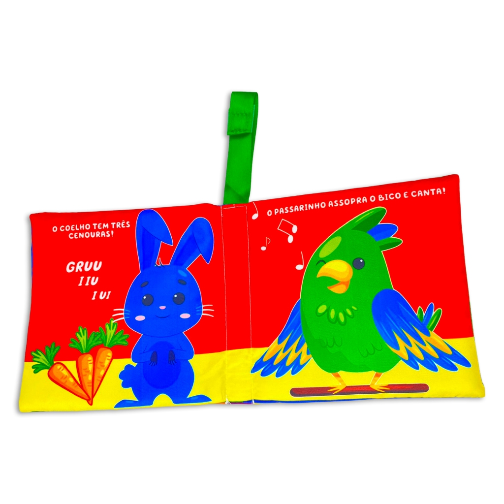 Coleção Livro de Pano 01 - Kit com 4 Livros de Pano