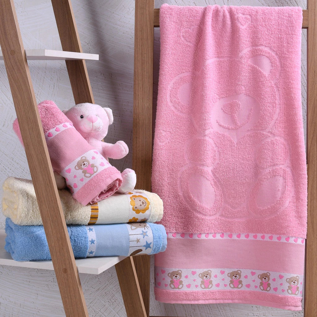 Kit com 3 Toalhas de Banho Infantil