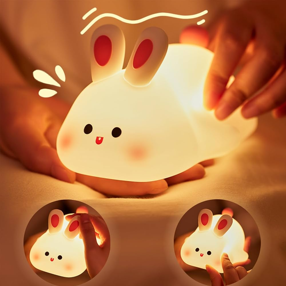Luminária Luz Noturna de Silicone Regulável