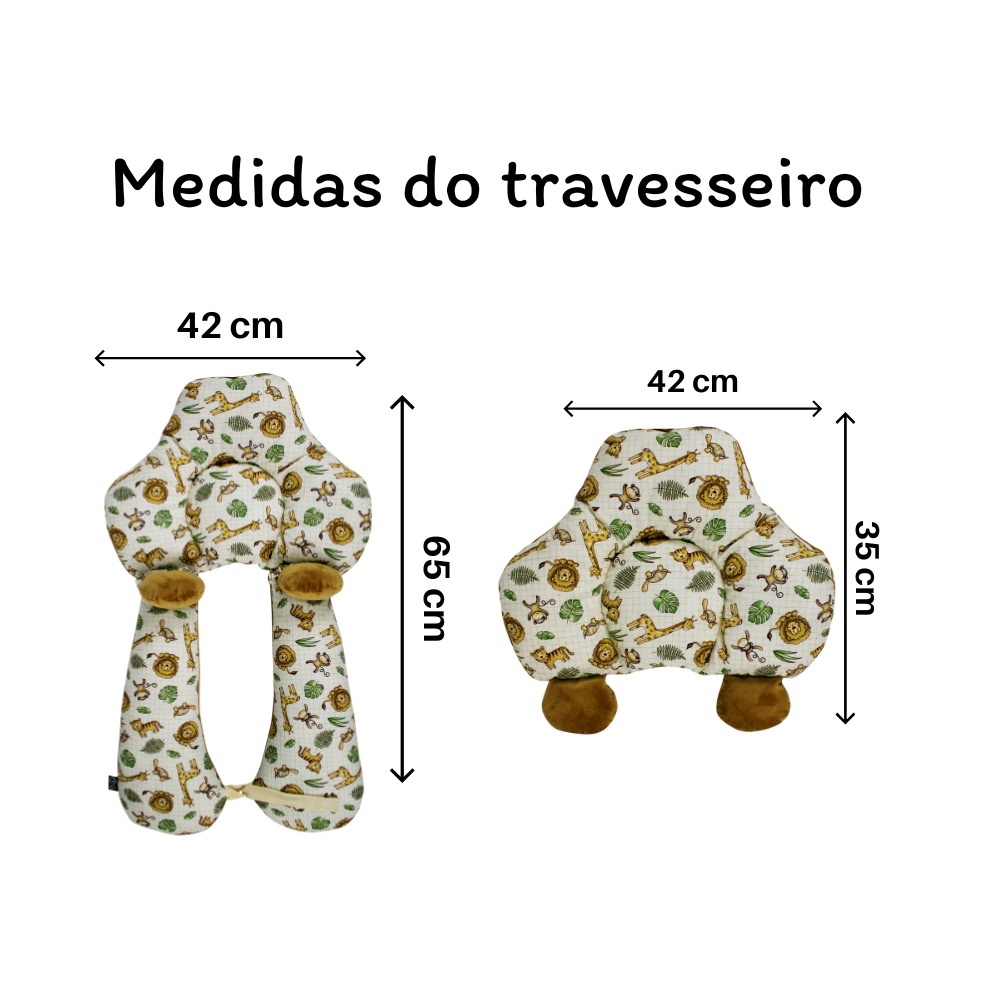 Travesseiro Para BebĂȘ AnatĂŽmico Almofada Ninho De Segurança Dormir Calmante 2 em 1 Dupla Face