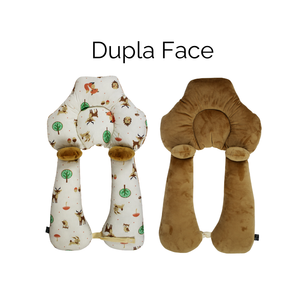 Travesseiro Para BebĂȘ AnatĂŽmico Almofada Ninho De Segurança Dormir Calmante 2 em 1 Dupla Face
