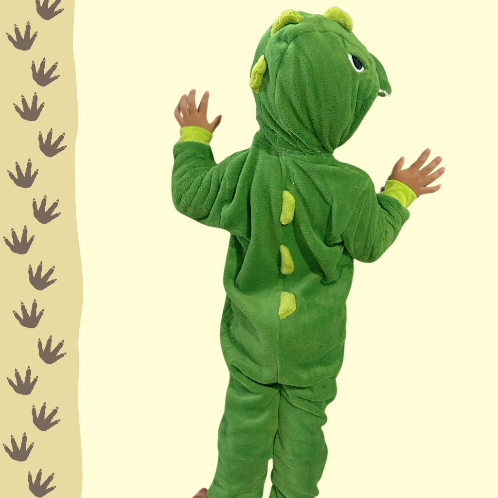 Pijama Macacão Infantil BEBE Dinossauro Kigurumi Meninos Original
