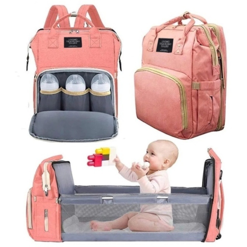 Mochila Maternidade com Berço Portátil