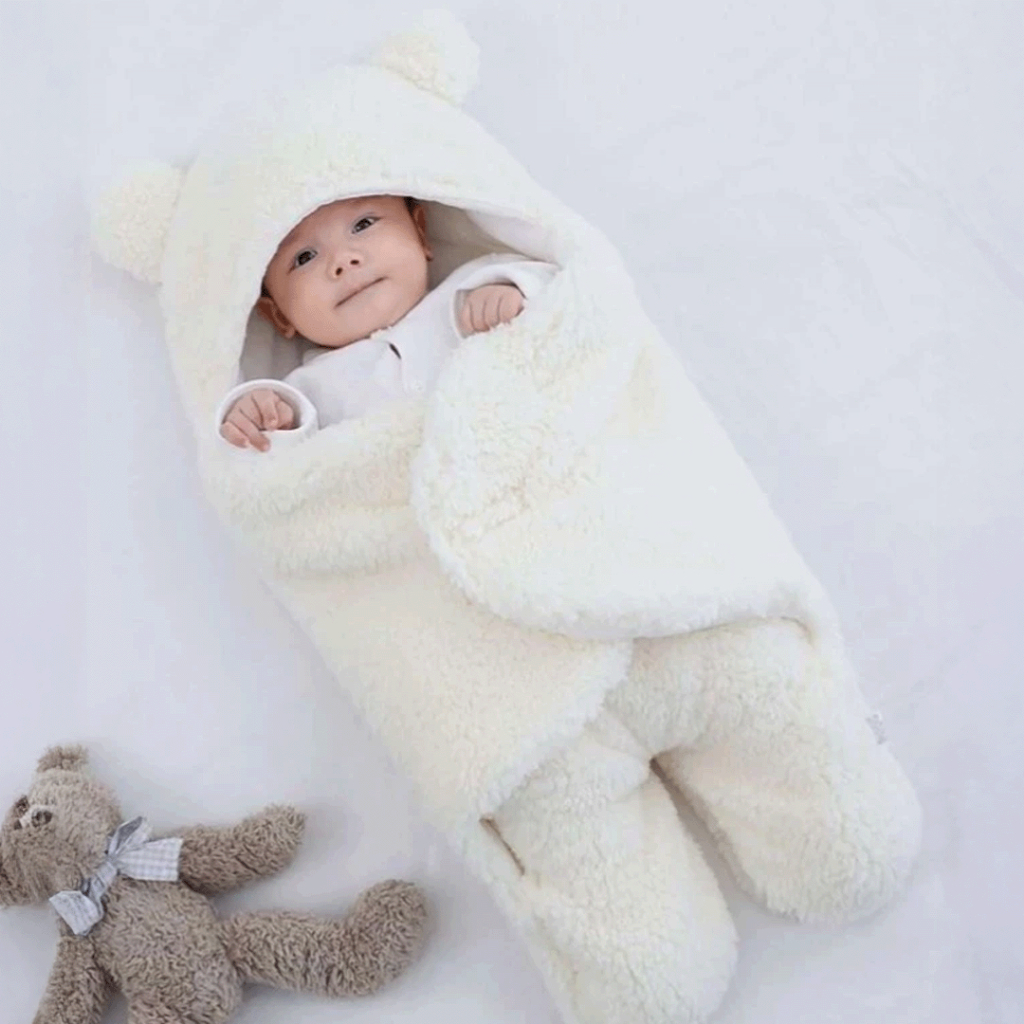 Saco de Dormir Ursinho - Conforto e Aconchego para os Primeiros Dias