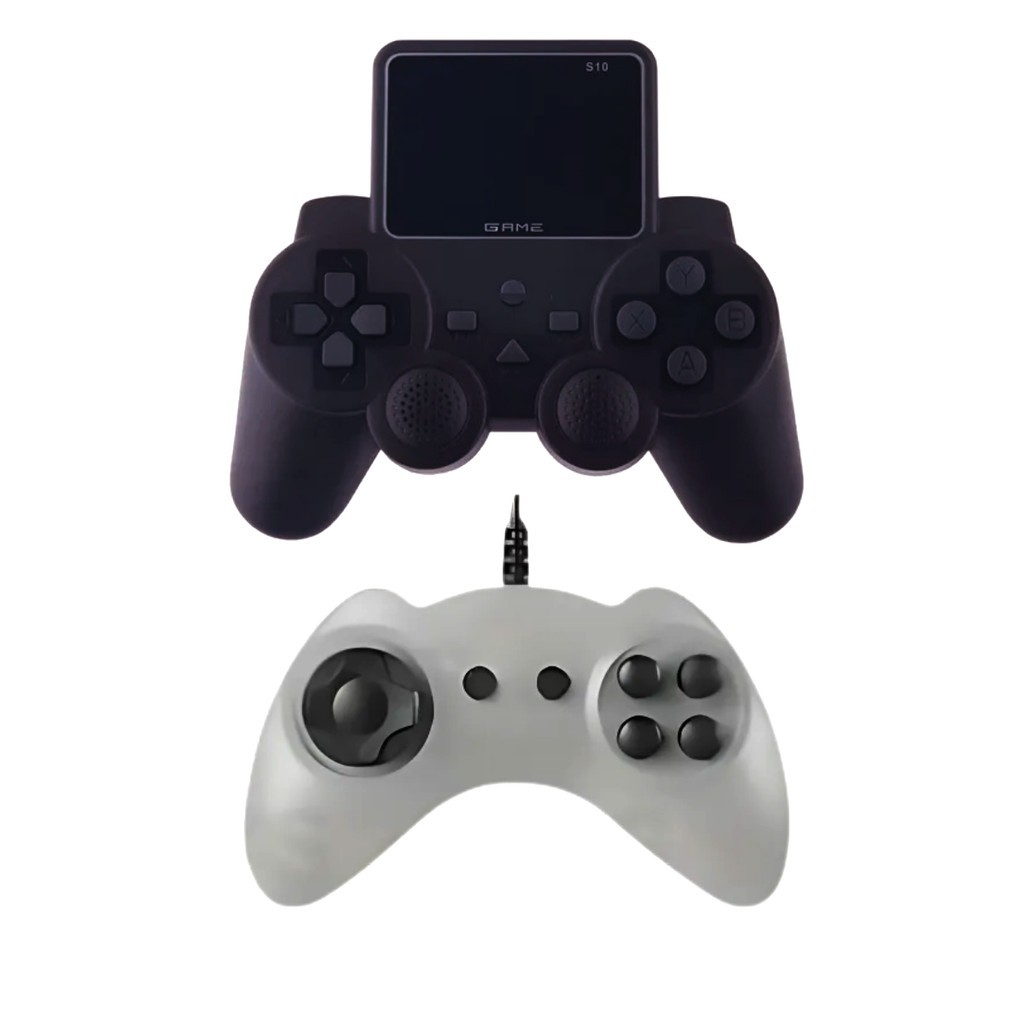 Console Gamepad S10 Vídeo Game Retrô com 520 Jogos em 1 + Mini Tela Embutida