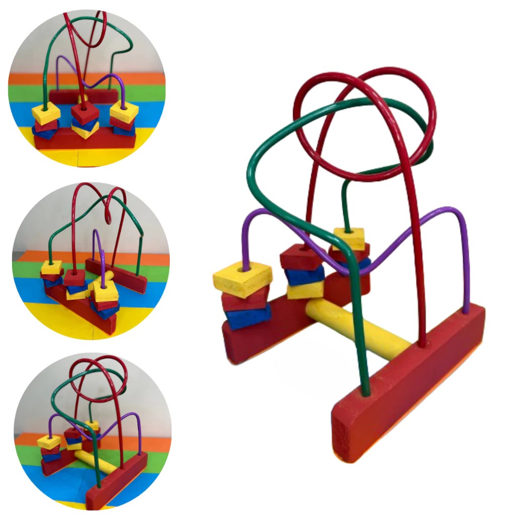 Aramado Montanha-Russa Brinquedo Montessori Educativo