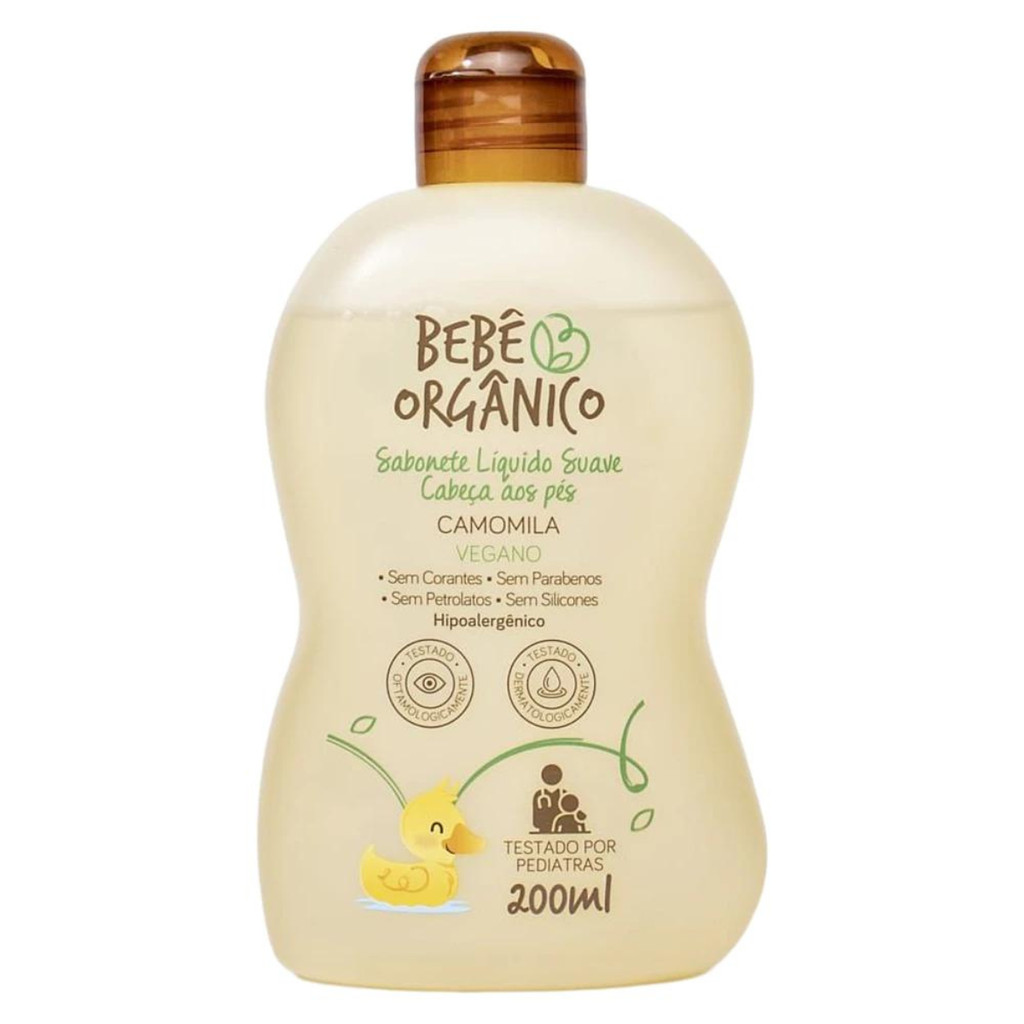 Kit Bebê Shampoo + Condicionador + Colônia Sem Álcool + Sabonete Líquido - Recém Nascido - 630ml