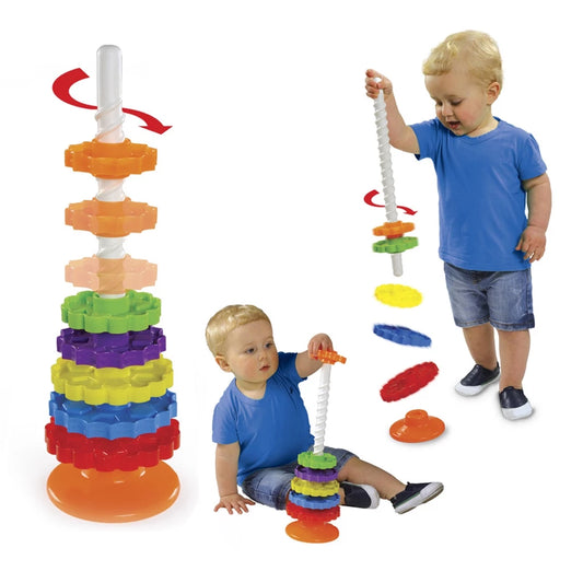 Giro Mágico Brinquedo Educativo com Engrenagens Coloridas