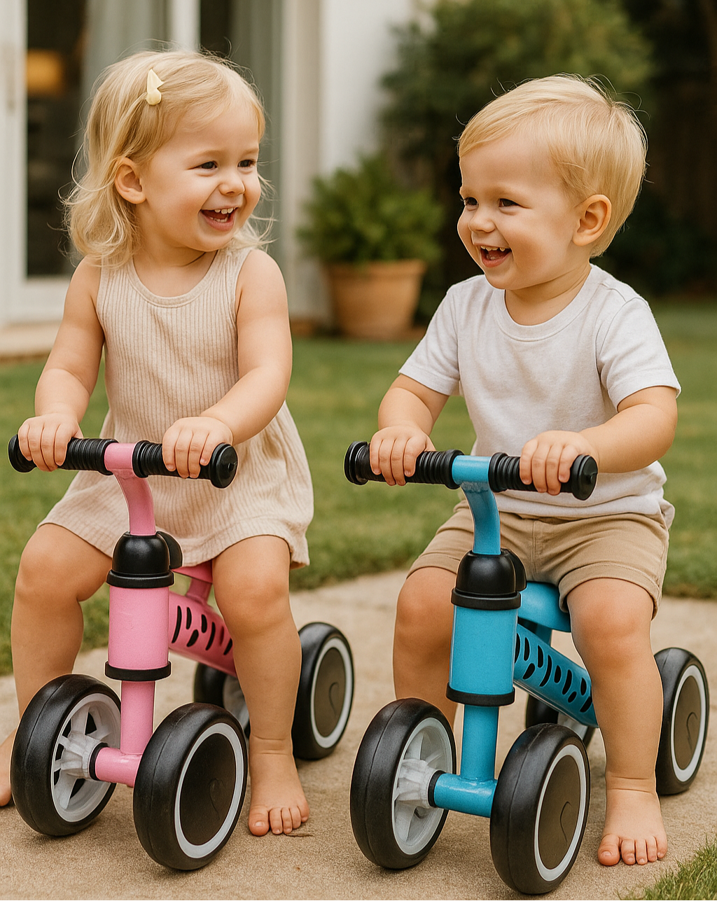 Andador Infantil Goulfin com 4 Rodas Resistentes