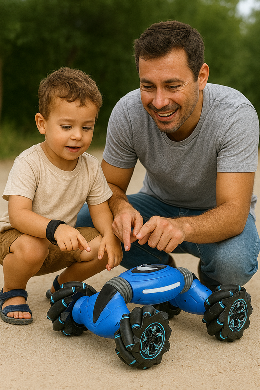 Carrinho Acrobático MOKA 360° com Controle por Gestos, LED e Som