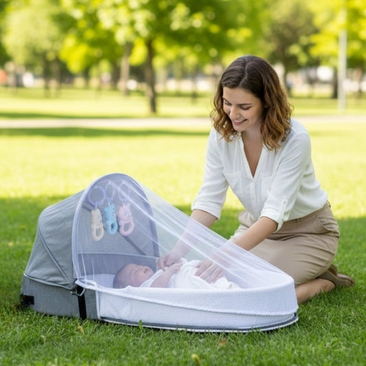 Berço de Viagem Portátil 2 em 1