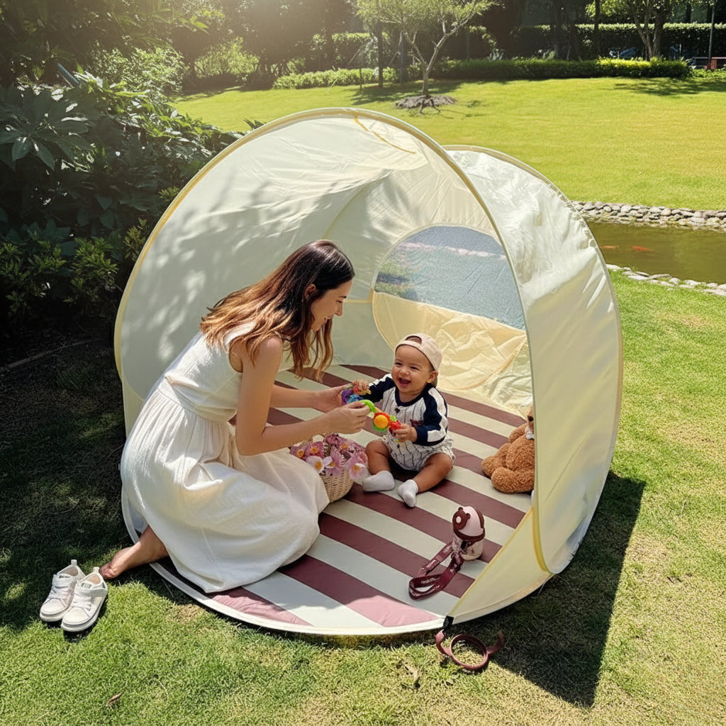 Tenda de Praia Infantil UV50+ com Janela