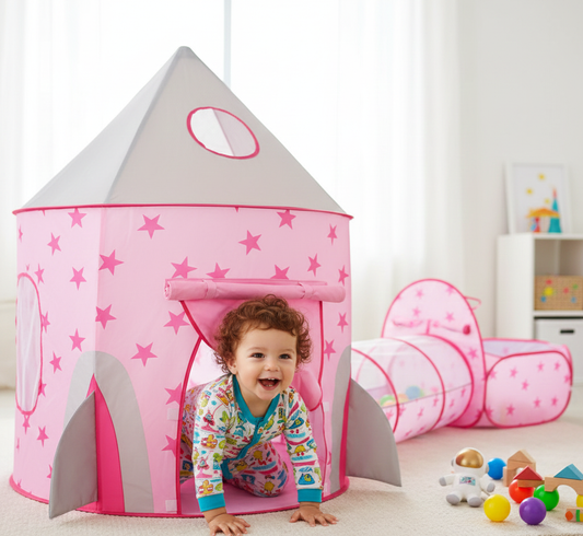 Toca Túnel 3 em 1 Infantil Dobrável