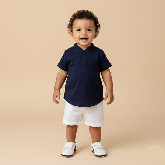 Conjunto Polo + Short Infantil Goulfin