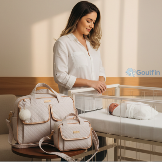 Kit Bolsa Maternidade 4 Peças