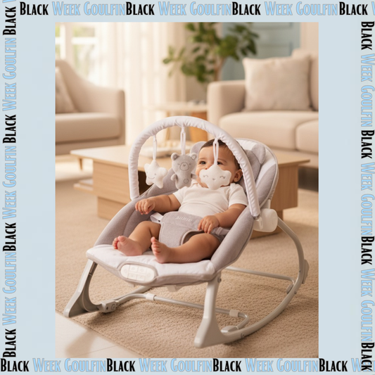 Cadeira de Descanso Musical com Vibração Para Bebês