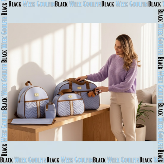 Kit Bolsa Maternidade 6 Peças