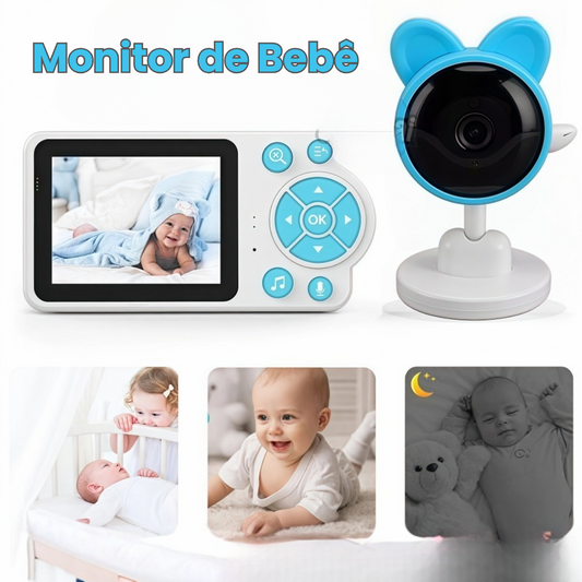 Monitor de Bebê com Tela LCD 2,8”