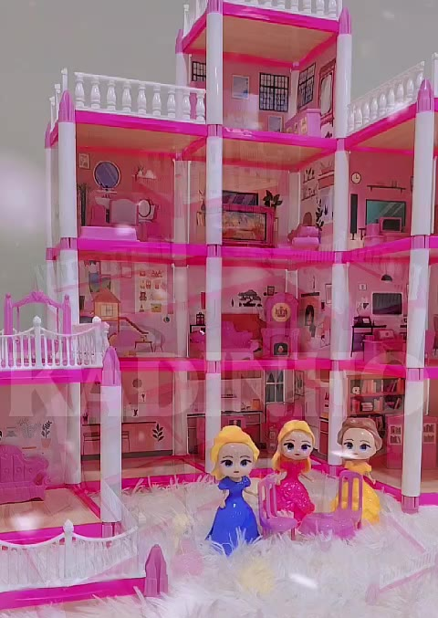 CASINHA DE BONECA CASTELO DA PRINCESA 240PCS