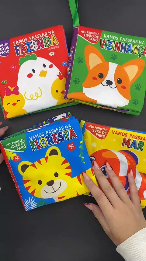 Livro de Pano Infantil – Vamos Passear!