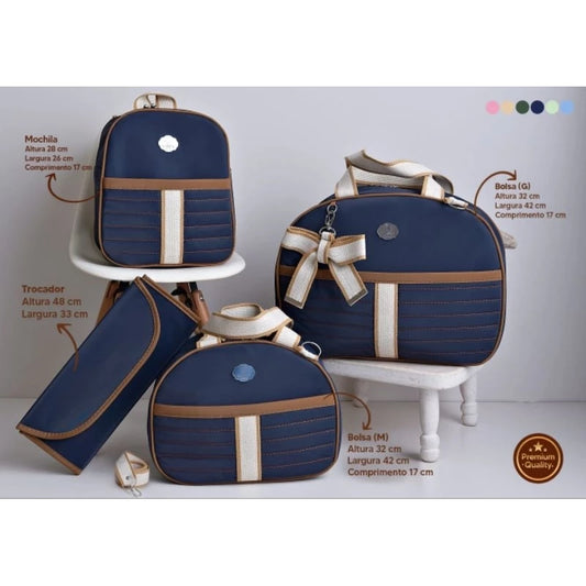 Kit Bolsa Maternidade 6 Peças