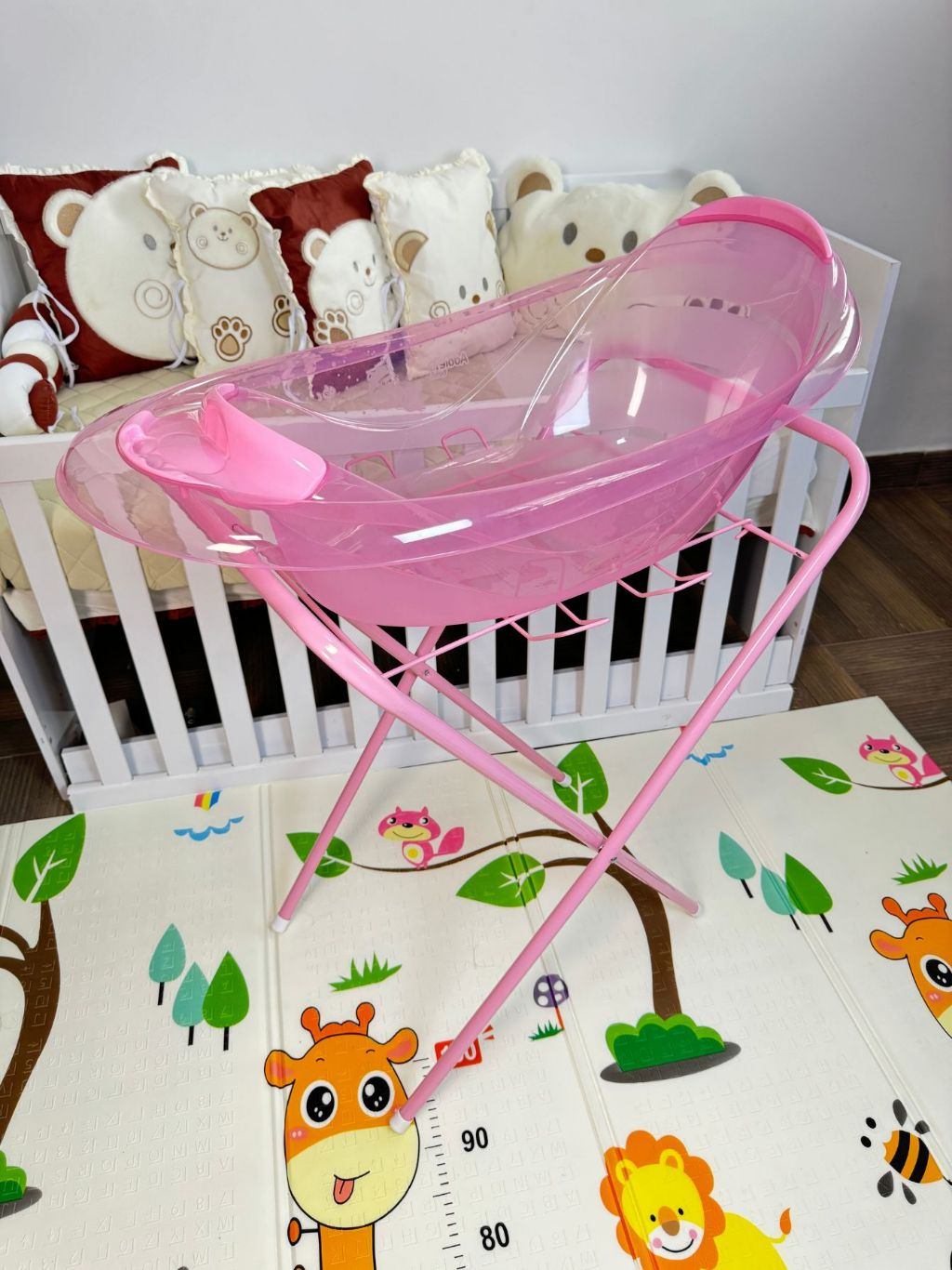 Kit Banho do seu bebe - Banheira 22Litros+Suporte