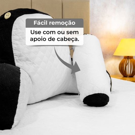 Almofada Multiuso Descanso de Lombar com Apoio de Cabeça Travesseiro Ergométrico