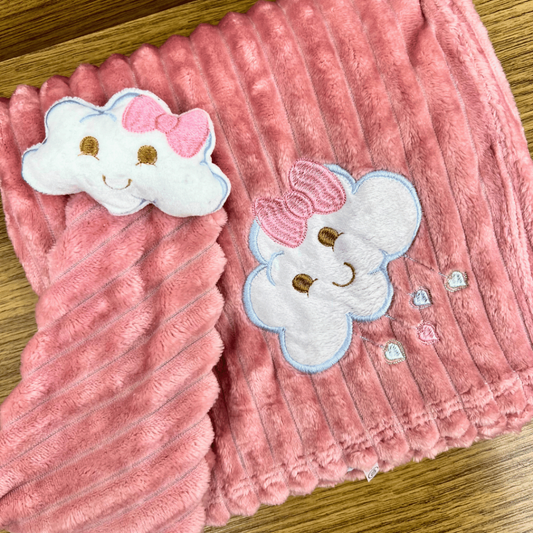 Kit 2 Peças Cobertor e Naninha para Bebê