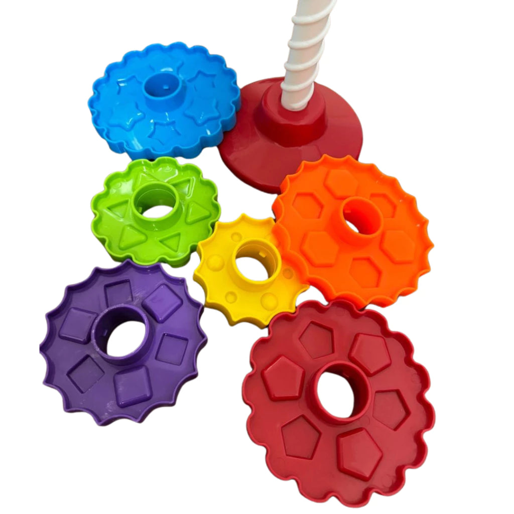 Giro Mágico Brinquedo Educativo com Engrenagens Coloridas