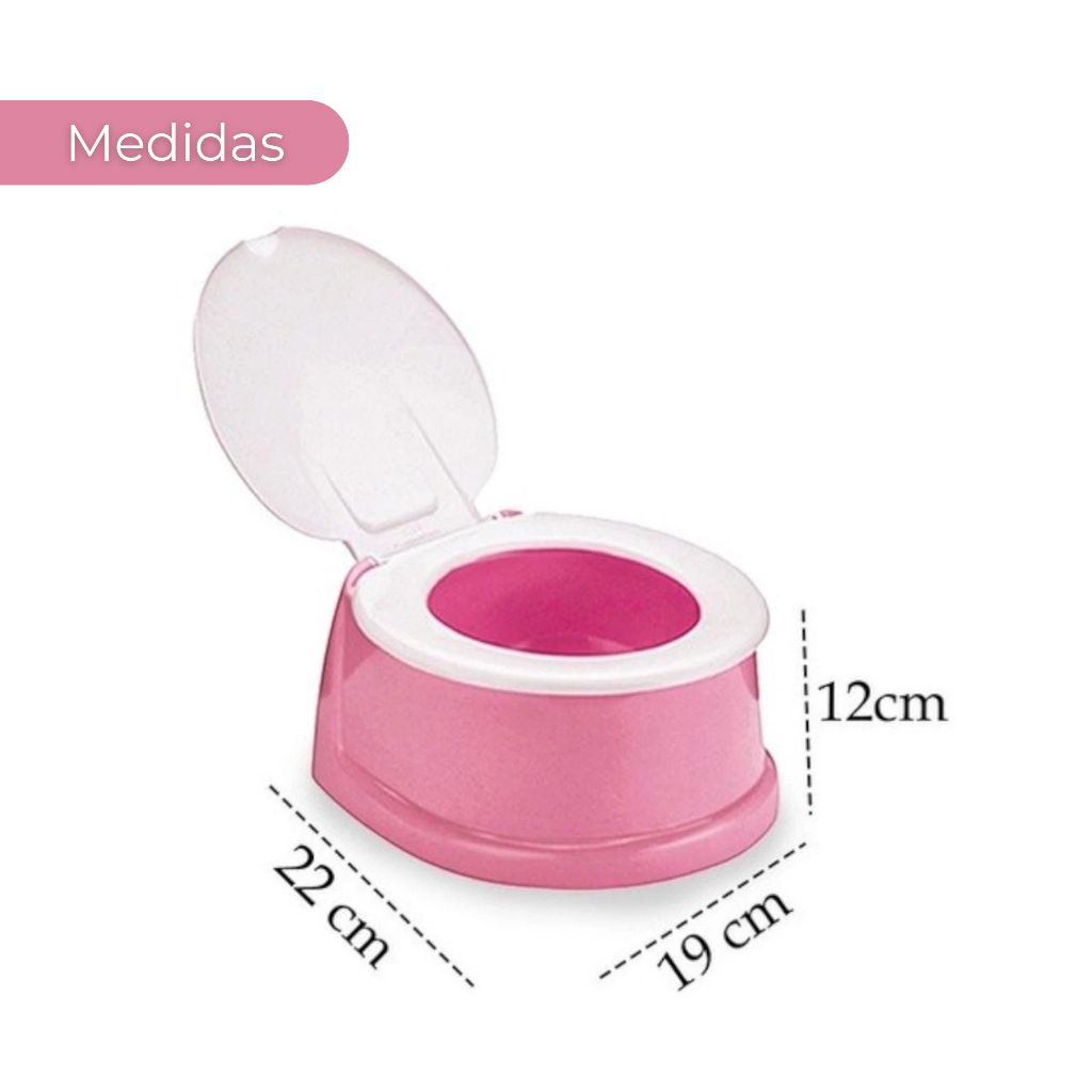 Assento Sanitário Infantil Troninho Penico para Menina e Menino Mini Privada com Tampa