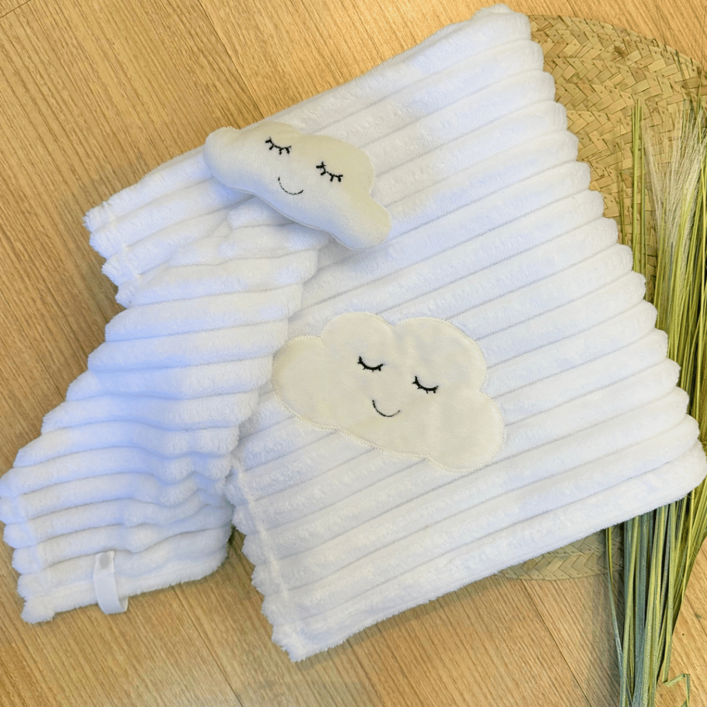 Kit 2 Peças Cobertor e Naninha para Bebê
