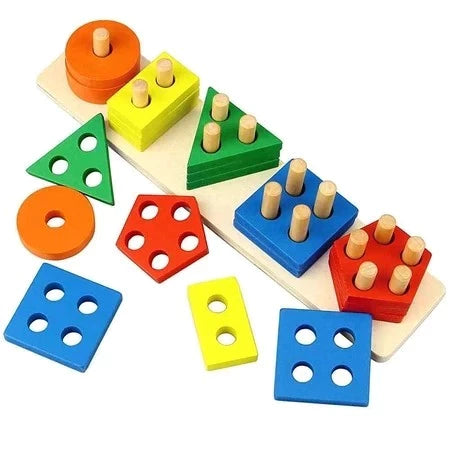 Brinquedo Educativo de Madeira  Montessori