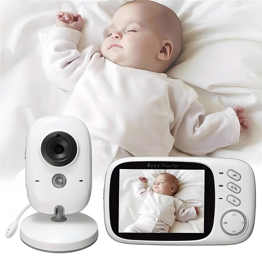 Baba Eletrônica Com Monitor Visão Noturna, Câmera c/ Audio Sensor de Temperatura ANJGG