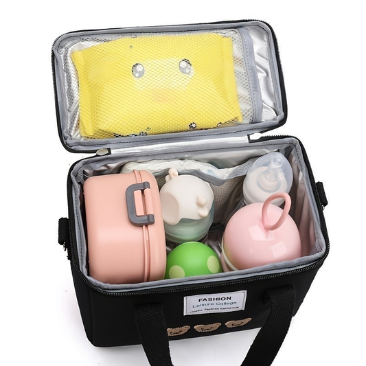 Bolsa térmica multifuncional à prova d'água de grande capacidade para almoço e viagem ISABELLA